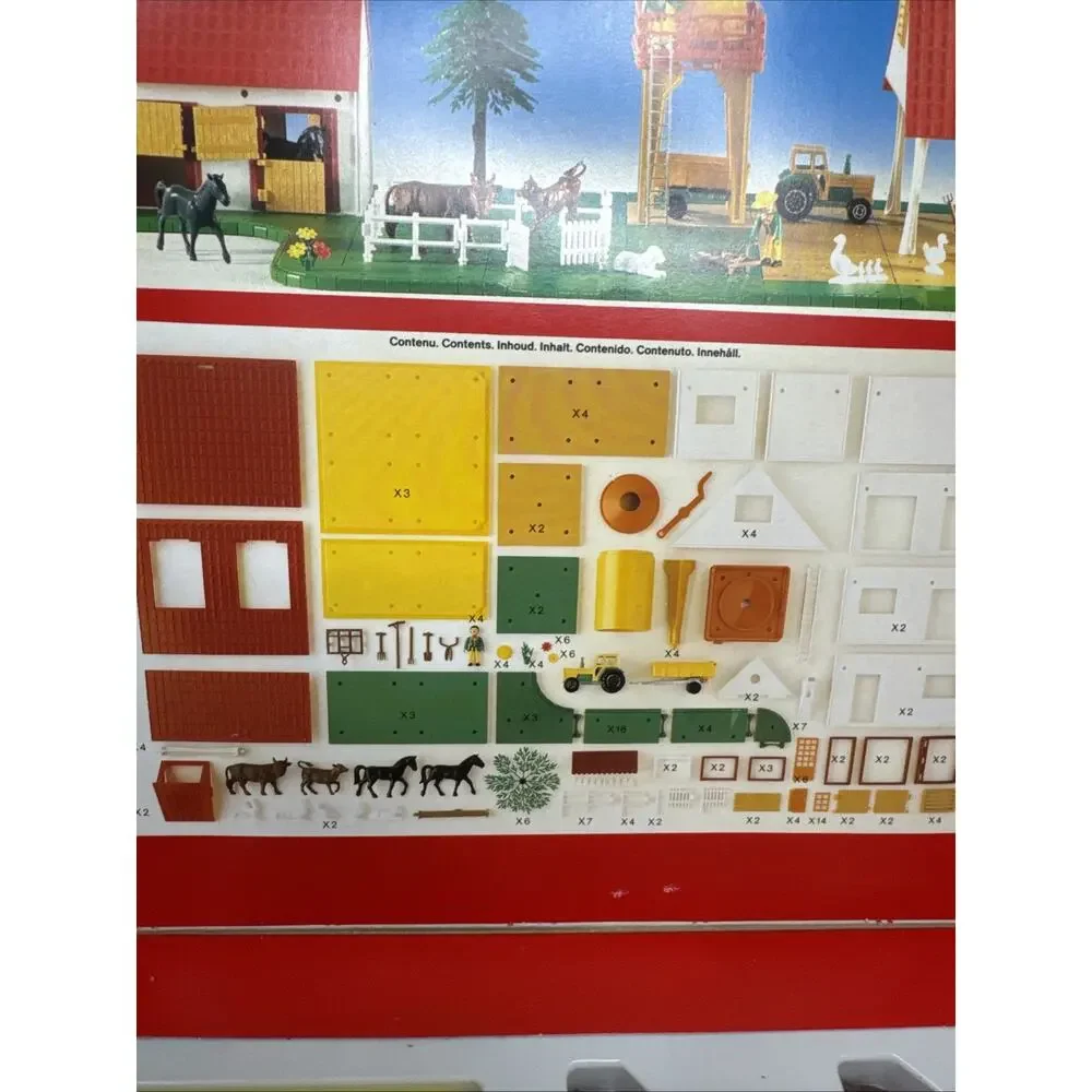 Majorette Majokit France Construction Playset Giant Farm Kit – 200 Pieces New